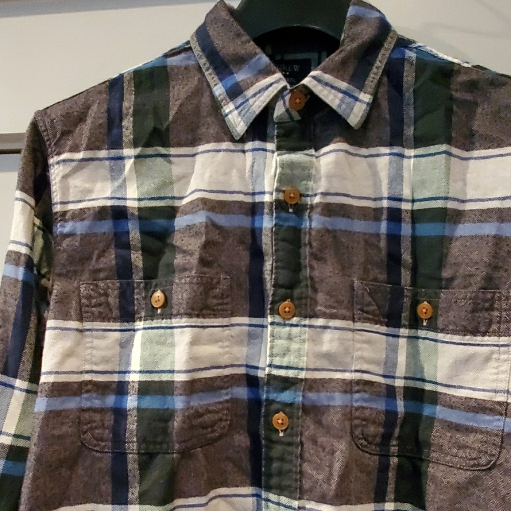 J. Crew Flannel sz M